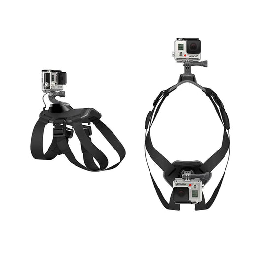 Arnés para perro con soporte GoPro y DJI Osmo