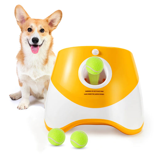 Lanzador de pelotas automático para perros