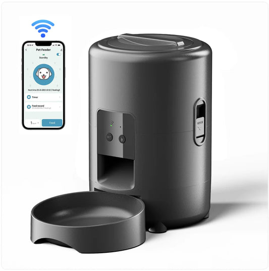 Dispensador de alimentos para perros y gatos