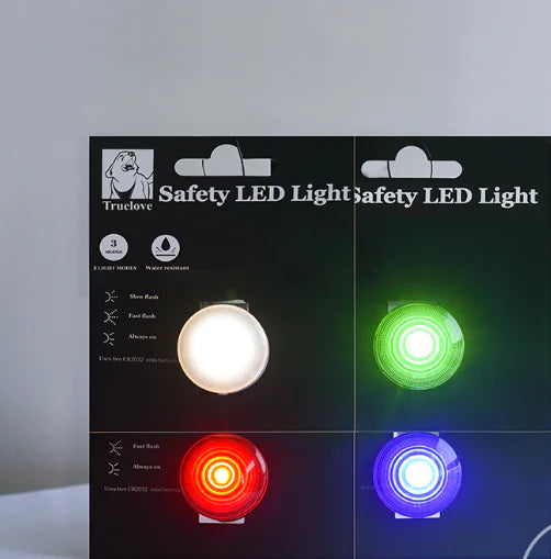 Luz LED de Seguridad y Visibilidad Nocturna para collares