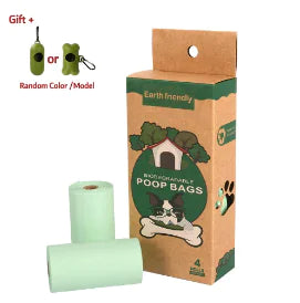 Packs de bolsas biodegradables de desechos de animales
