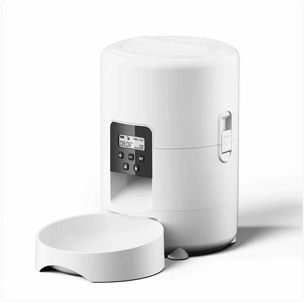 Dispensador de alimentos para perros y gatos