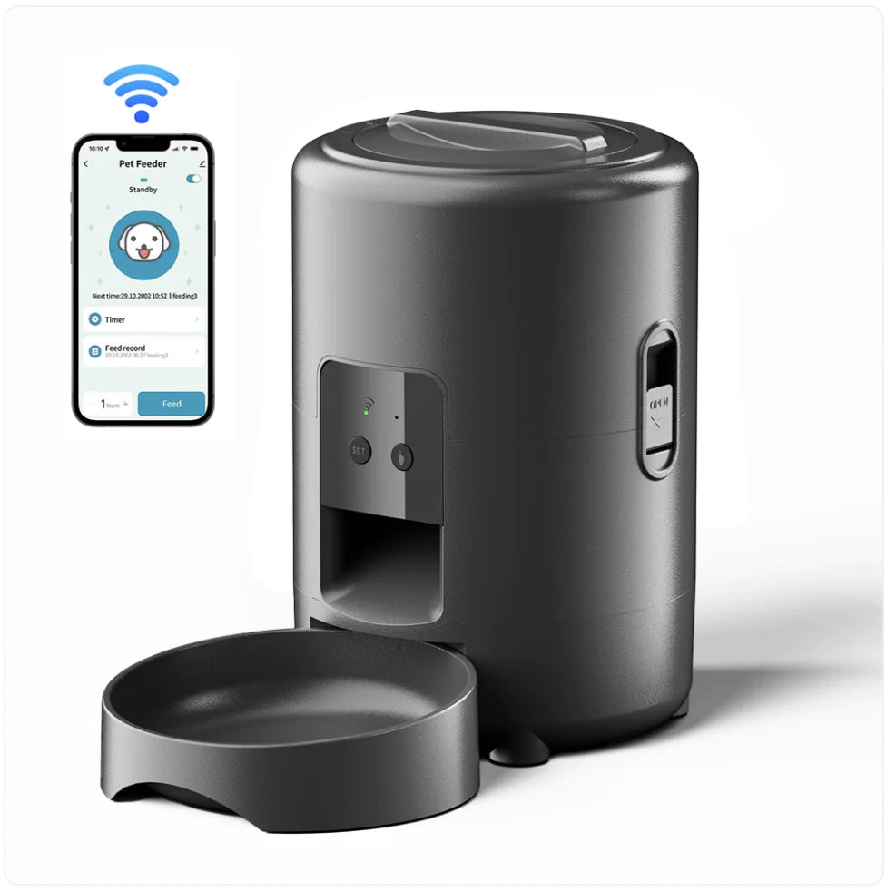 Dispensador de alimentos para perros y gatos