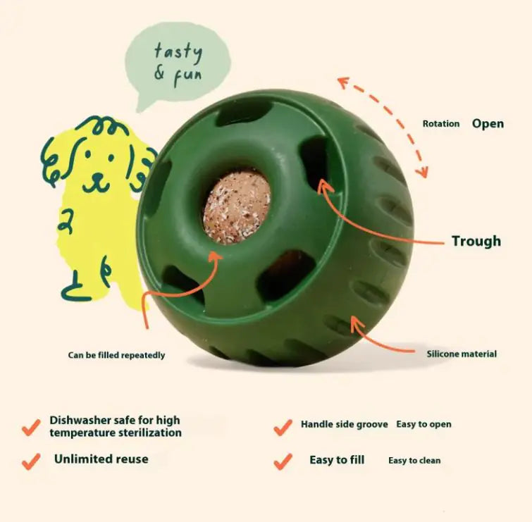 Puppy Chewable Feeder & Dental Toy
